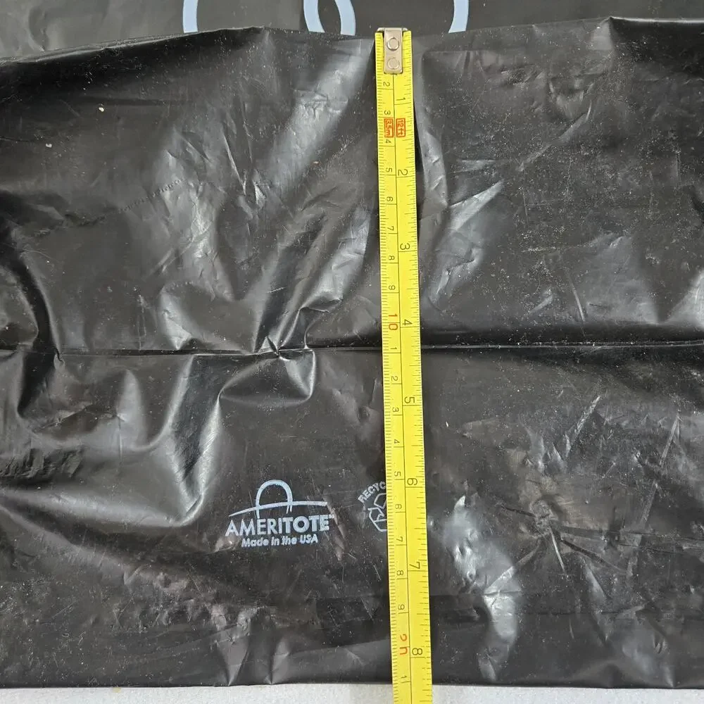 Department 56 Vintage Black Shopping Bags Lot of 3 Large 24x20 Retail